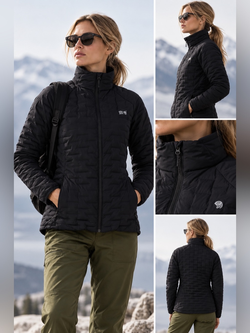 Mountain Hardwear STRETCHDOWN™ LIGHT DOWN JACKET women size small 700 fill power